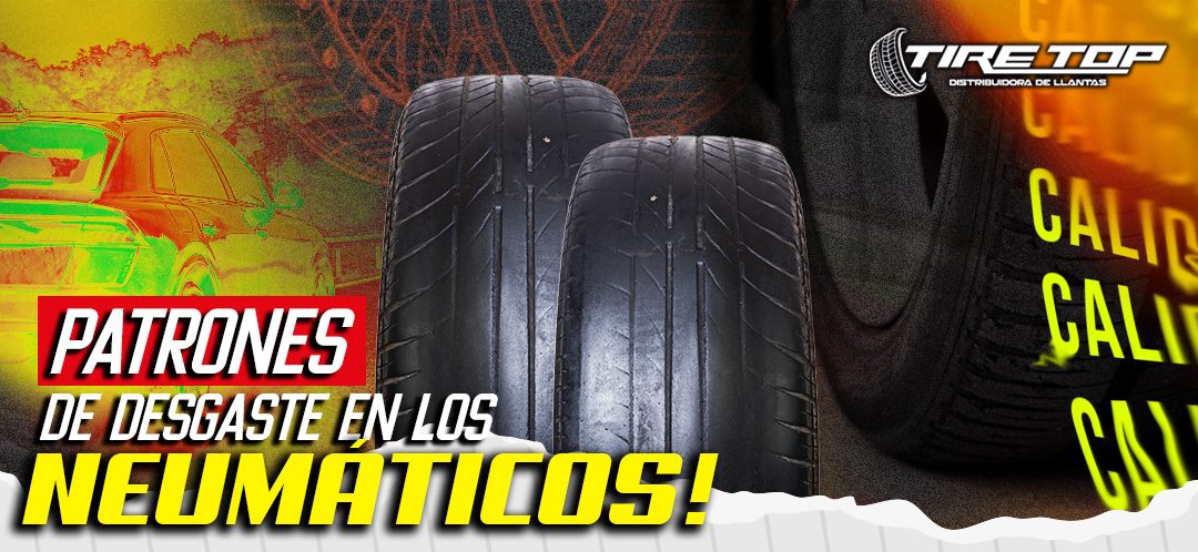 Patrones de desgaste en los neumáticos