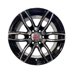 Rines r15x8 6x114.3 XH631 ACE Black Polished
