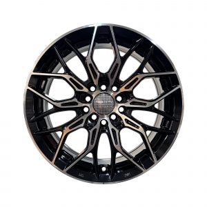 Rines r16x7 5x100 5x112 5x114.3 D2853 Saxo Black Polished