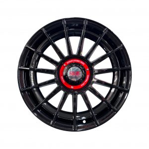 Rines r17x7.5 5x112 5x114.3 AERO Gloss Black
