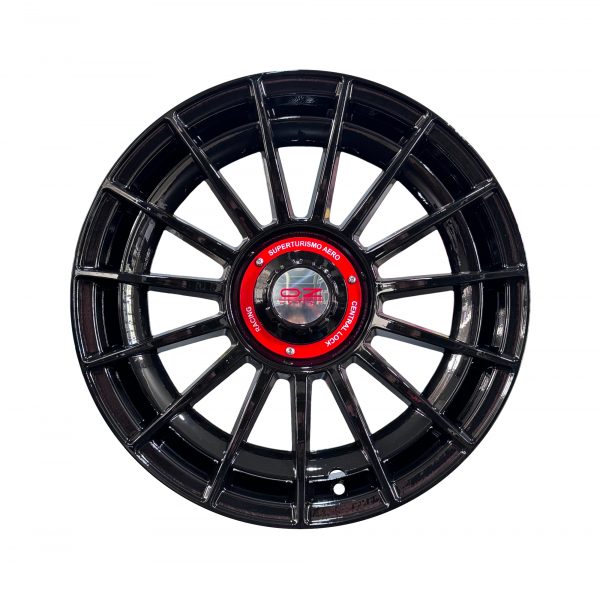 Rines r17x7.5 5x112 5x114.3 AERO Gloss Black