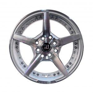 Rines r14x6 4×100 4×114.3 1536 R1 Silver Machine Face