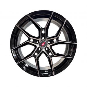 Rines r18x8/9 5x100 IFG45 Inforged Machine Black Progresivos