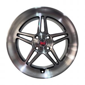Rines r15x7 4×100 XH203 ACE Black Polished
