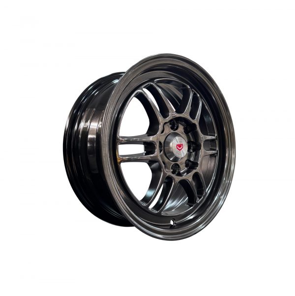 Rines r14x5.5 4×100 4x114.3 RGW6011 R1 Hyper Black - Imagen 2