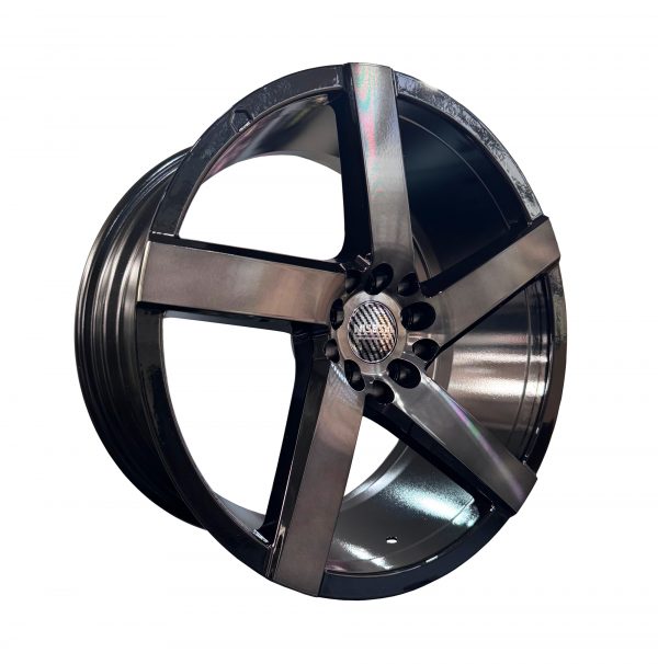 Rines r17x7.5 5x100 5x114.3 Ns-036 Nisoshi Black Coating - Imagen 2