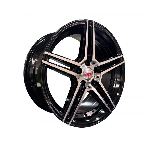 Rines r17x8 5x100 H567 ACE Black Polished - Imagen 2