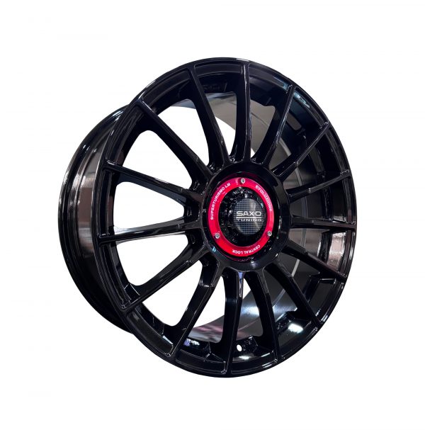 Rines r18x8 4x100 1374 Saxo Gloss Black - Imagen 2