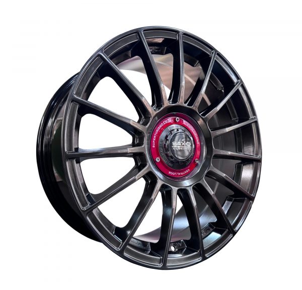 Rines r18x8 4×100 1374 Saxo Hyper Black - Imagen 2