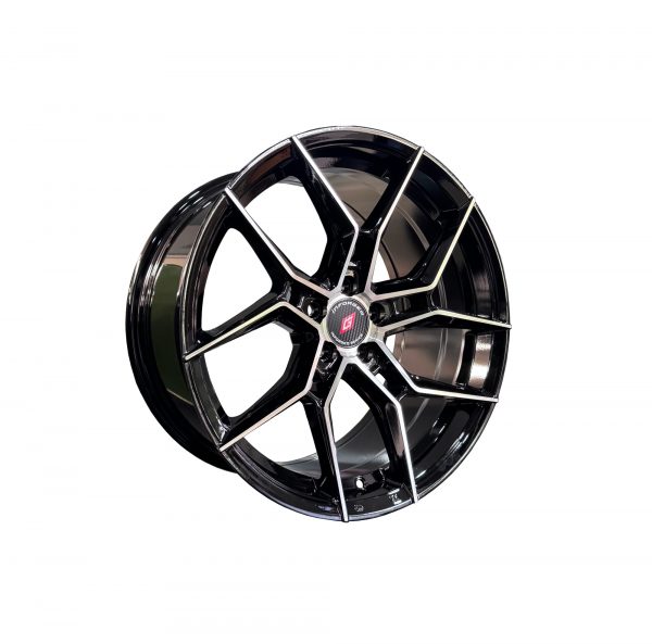 Rines r18x8/9 5x100 IFG45 Inforged Machine Black Progresivos - Imagen 2