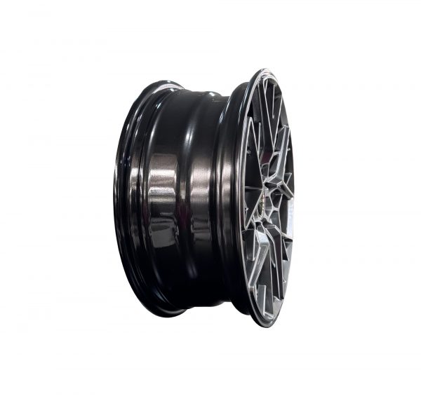 Rines r16x6.5 5x100 5x112 5x114.3 DX552 Saxo Hyper Black - Imagen 3