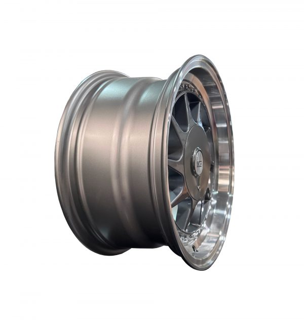 Rines r15x7.5 4x100 4x114.3 384 ACE Gun Metal Lip Polish - Imagen 3