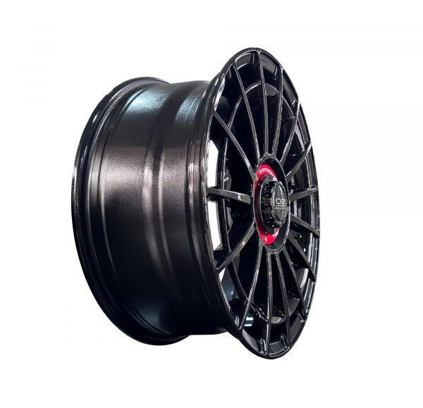 Rines r17x7.5 4x100 4x108 AERO Gloss Black - Imagen 3