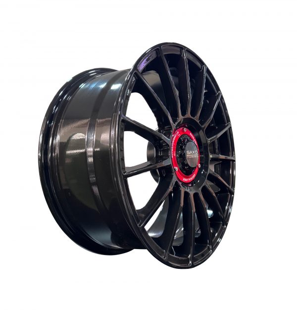 Rines r18x8 4x100 1374 Saxo Gloss Black - Imagen 3