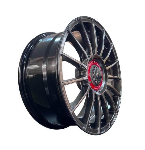 Rines r18x8 4×100 1374 Saxo Hyper Black - Imagen 3