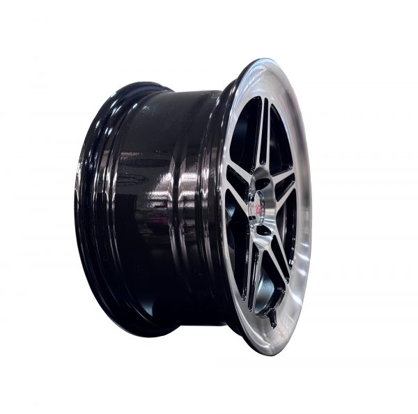 Rines r15x7 4×100 XH203 ACE Black Polished - Imagen 3