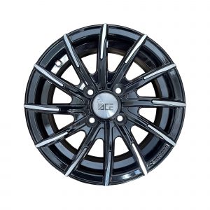 Rines r13x5.5 4x100 369 ACE Black Machined