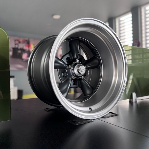 Rines r15x10 5x127 H5119 Wheel Craftsman Grey Machined Lip - Imagen 5