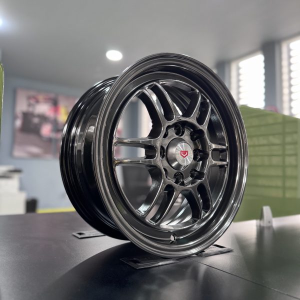 Rines r14x5.5 4×100 4x114.3 RGW6011 R1 Hyper Black - Imagen 4