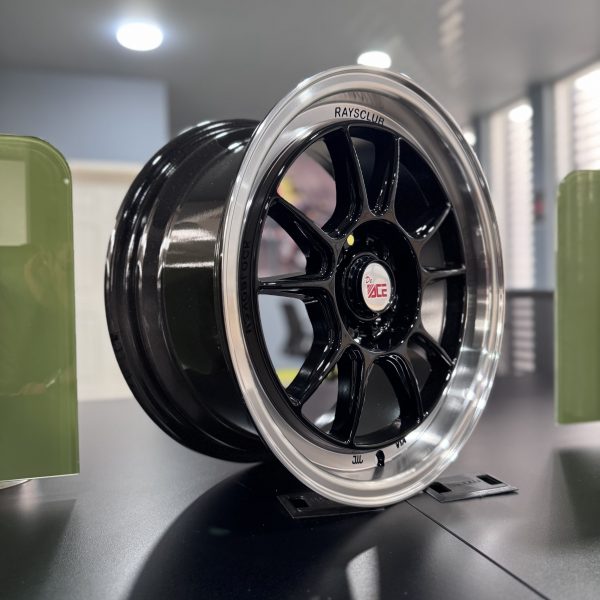 Rines r15x7 4×100 XH319 ACE Black Lip Polish - Imagen 4