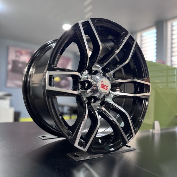 Rines r15x8 6x114.3 XH631 ACE Black Polished - Imagen 4