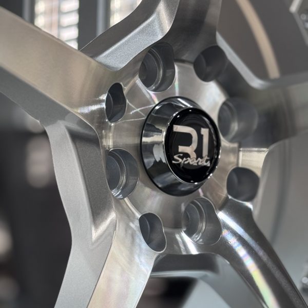 Rines r14x6 4×100 4×114.3 1436 R1 Silver Machine Face - Imagen 5