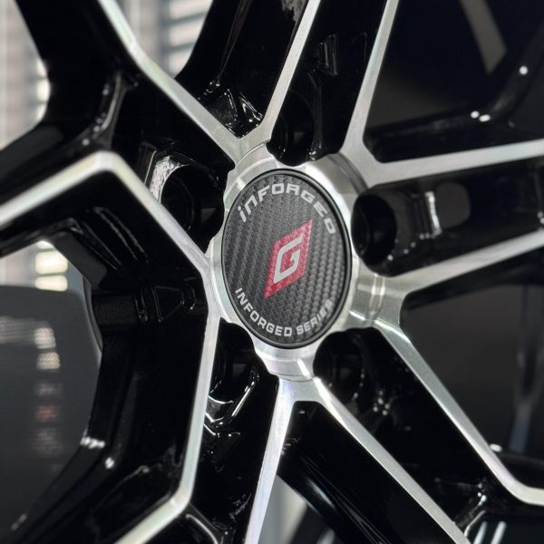 Rines r18x8/9 5x100 IFG45 Inforged Machine Black Progresivos - Imagen 5