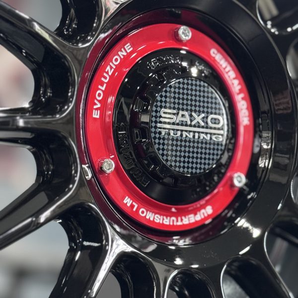 Rines r15x7 4x100 4x114.3 2259 Saxo Gloss Black - Imagen 5