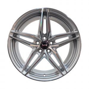 Rines r17x7.5 5x100 1448 Motor Sports Silver Machine Face