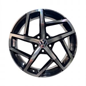 Rines r17x7.5 5×112 GTX Motor Sports Black Diam