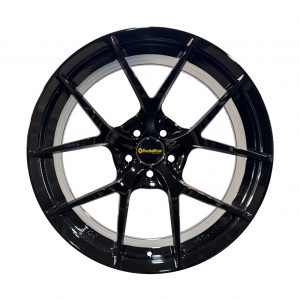 Rines r18x8.5 5x100 Radialflow Satin Black