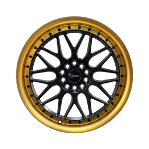 Rines r18x8.5 5x112 5x120 SL300 Satin Black Bronze Lip