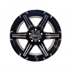 Rines r15x8 5x114.3 MX15 Saxo Black Machined