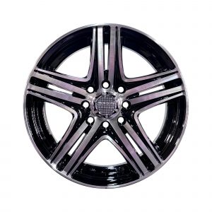Rines r14x6 4x100 4x108 287 Saxo Black Polished