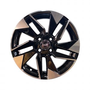 Rines r15x6 4x100 1413 Motor Sports Black Machine
