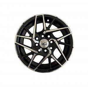 Rines r13x5.5 4x100 4x114.3 370 Ace Black Machined Face