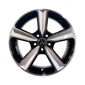 Rines r15x6.5 5x100 HXX057B Volkswagen Black Milling Spoke